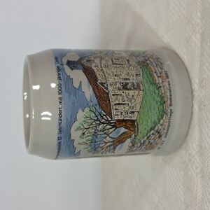 Beiberehren International Wandering Club Stein 1992 3.75" D X 5" T .5L NWOT